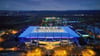 Wedau Stadion bei Nacht